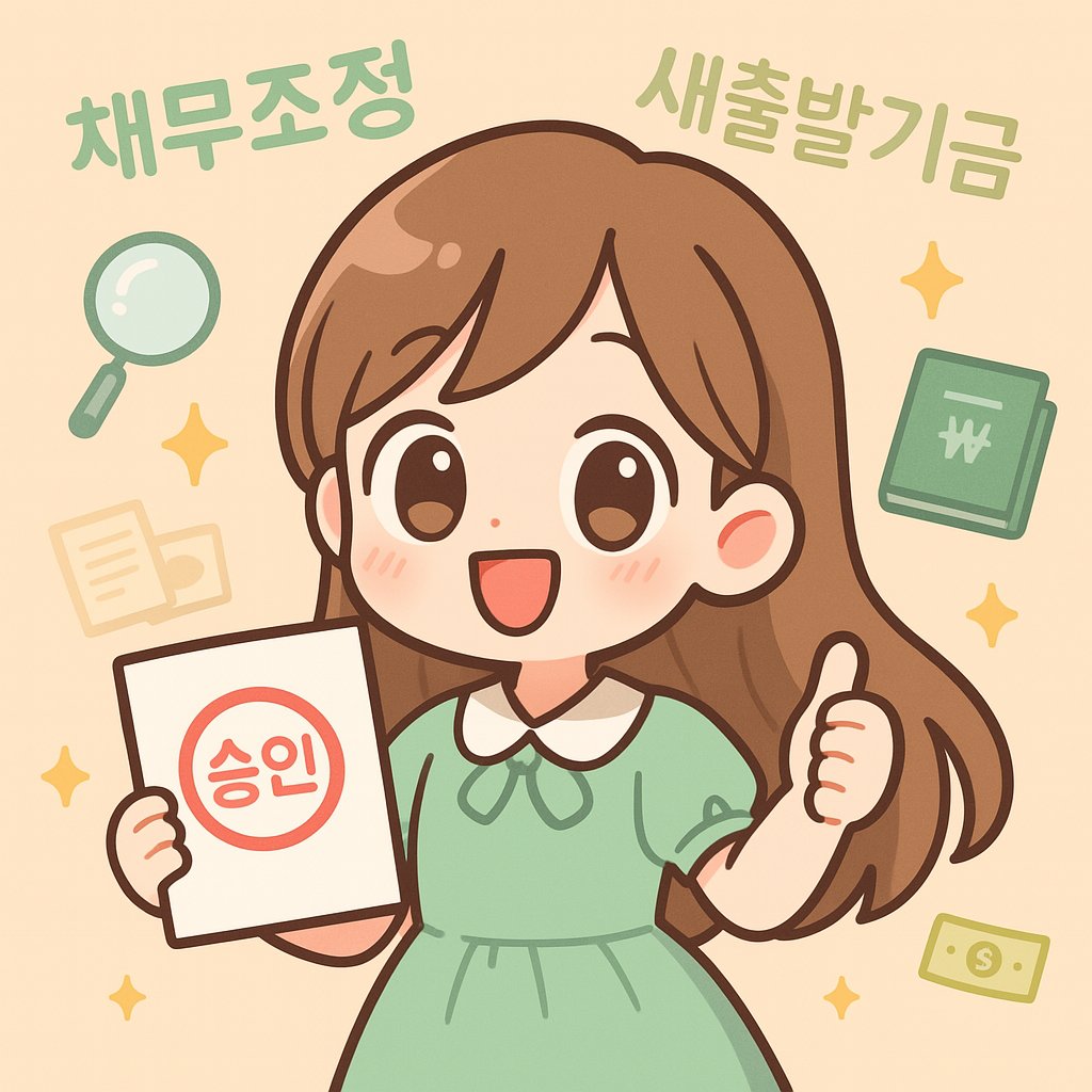 헤롱이 만화체 캐릭터&amp;#44; 별 머리핀과 리본 블라우스를 입고 공원에서 미소짓는 모습