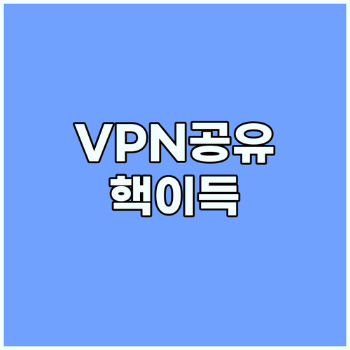 NordVPN 공유 계정 활용법: 가..