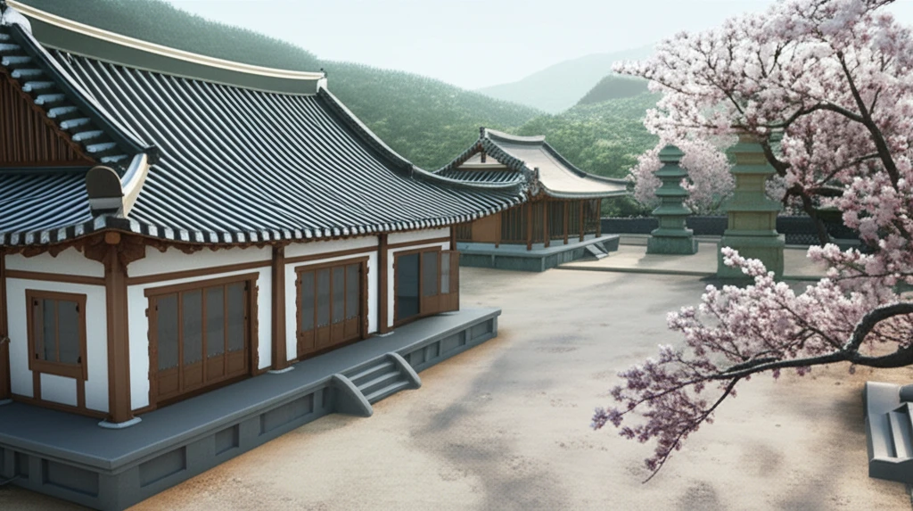 2월 계룡 여행 사계고택과 신원사에서..