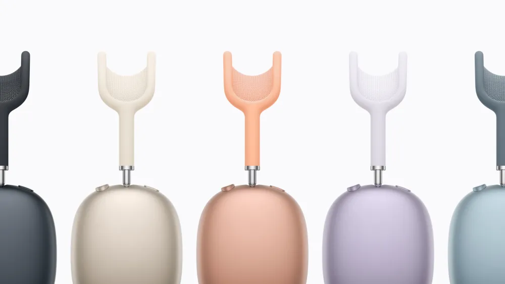 에어팟 맥스에서 그대로 이어오는 디자인