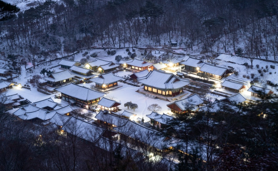 순천 송광사 겨울