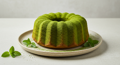말차 파운드 케이크