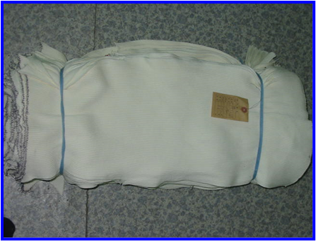 스웨터 가공의 첫 단계: 편직 수납