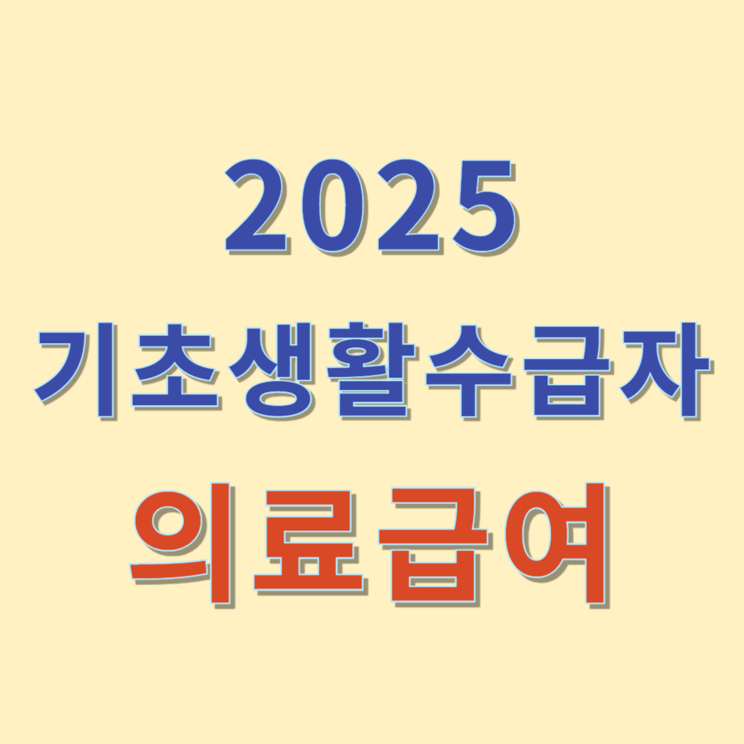 기초생활수급자 의료급여