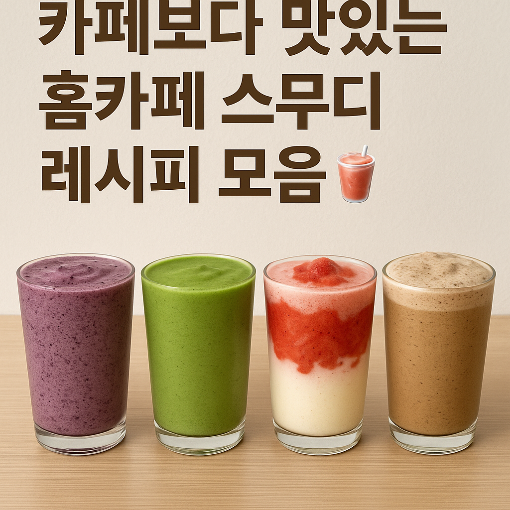 홈카페 스무디