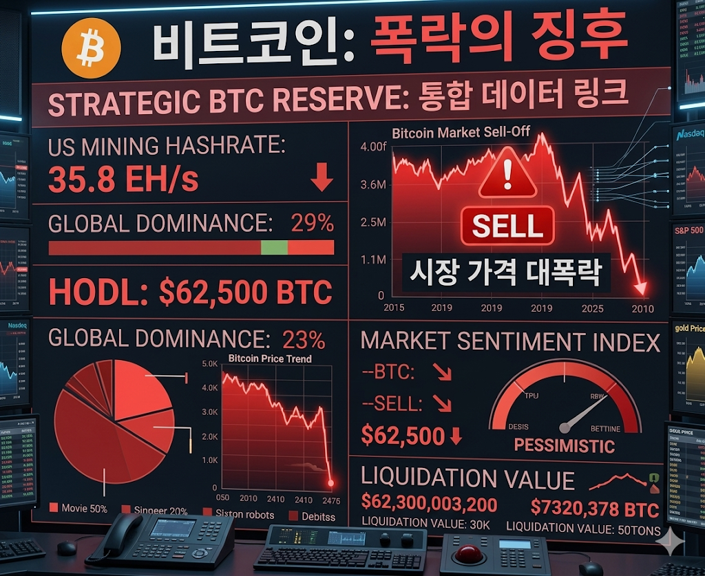 비트코인의 대폭락 지표