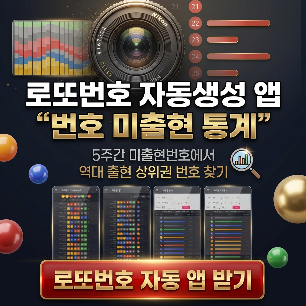 로또번호 자동생성 - 당첨번호 추첨결과 통계 및 예상번호 자동 생성