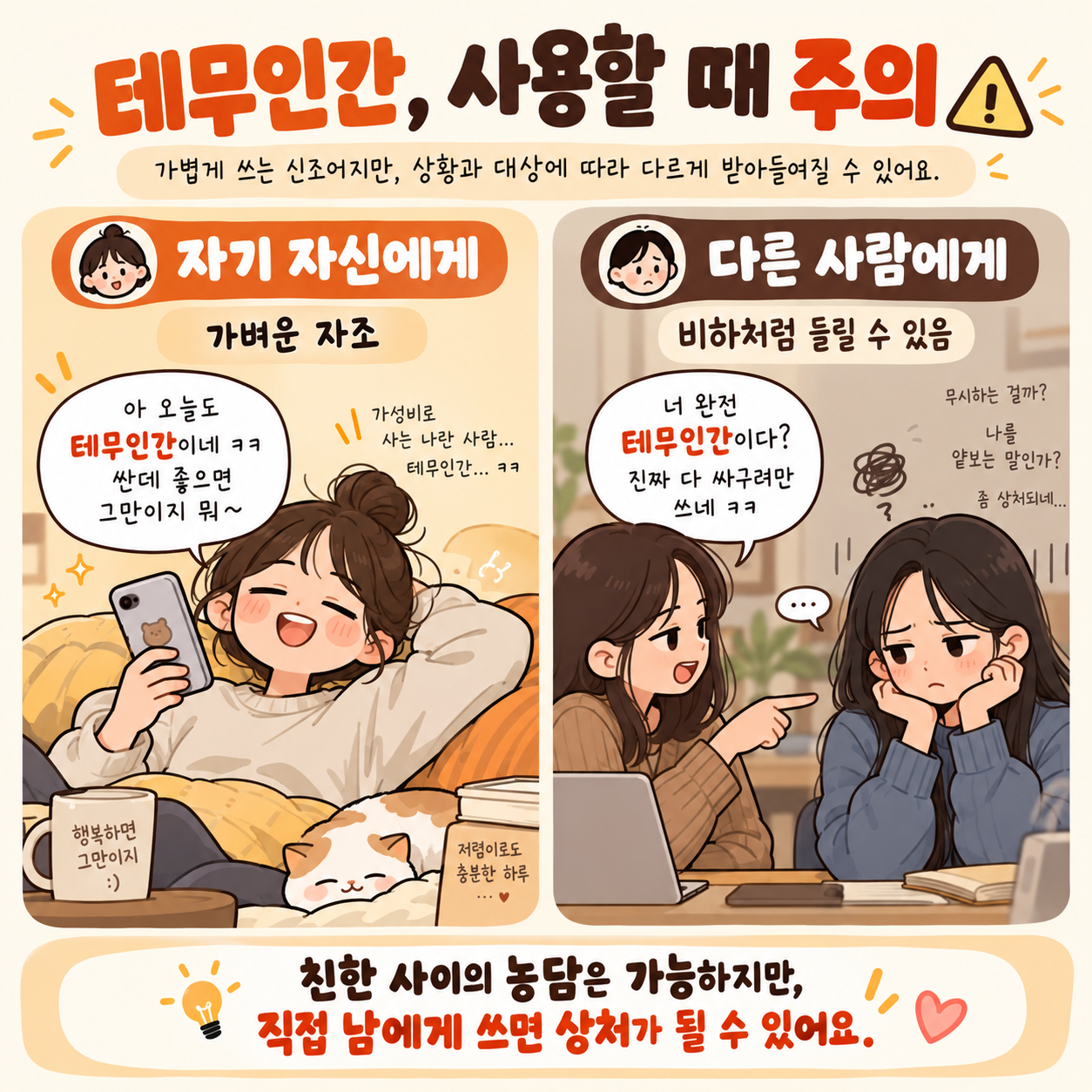 테무인간 뜻 유래