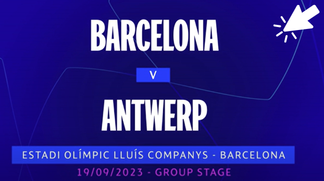 UEFA 챔피언스리그 그룹H조 FC 바르셀로나 VS 앤트워프 하이라이트