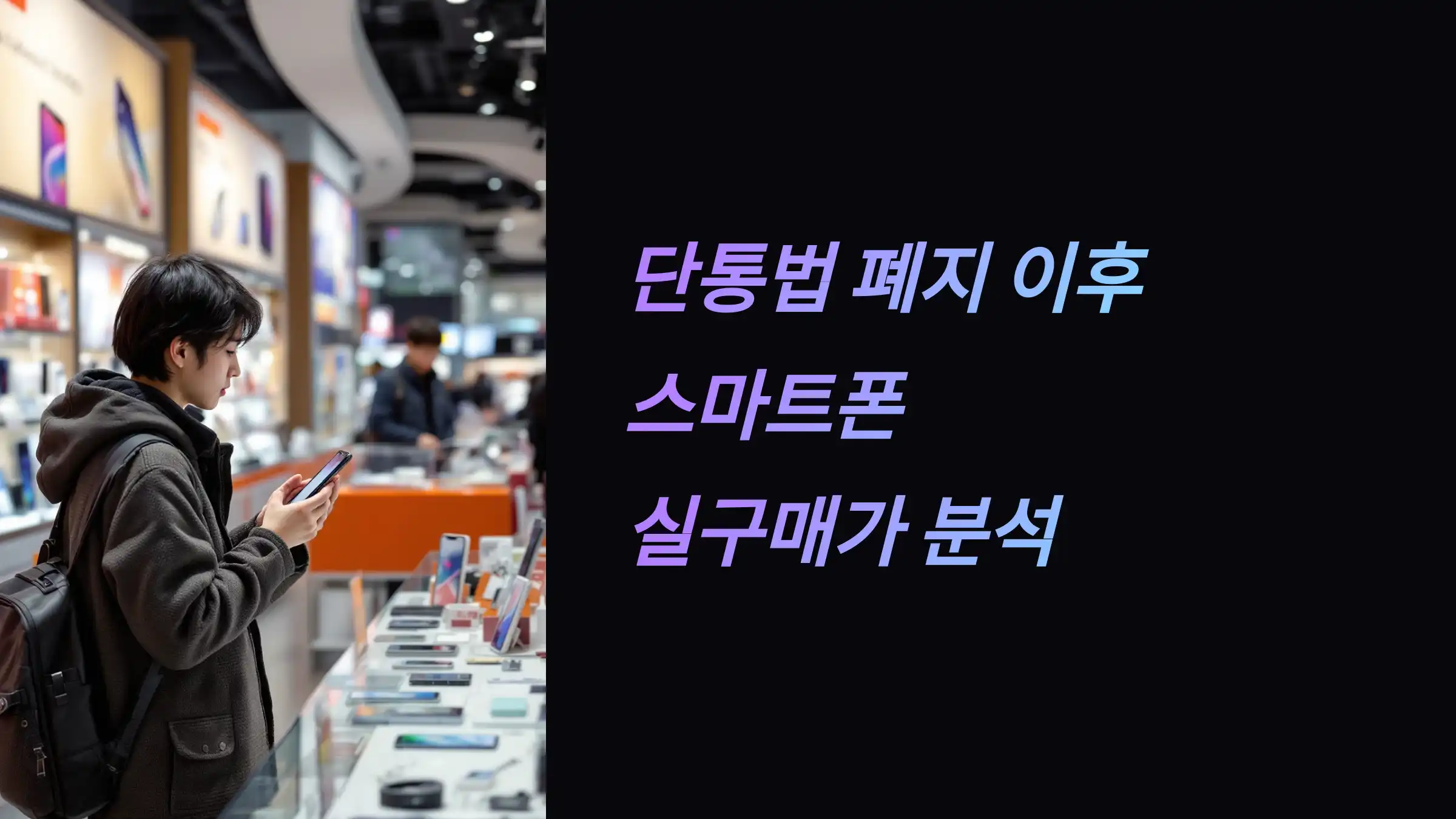 단통법 폐지 이후 실구매가 떨어질까? 소비자 혜택 분석