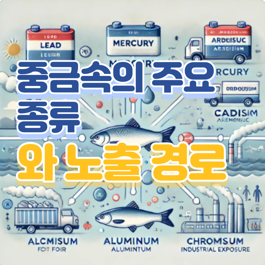 중금속의 주요 종류와 노출 경로
