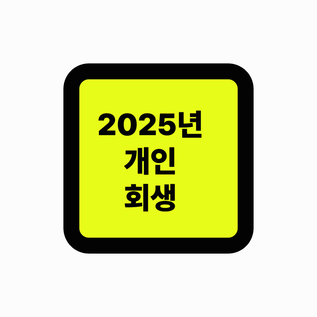 2025년 개인회생