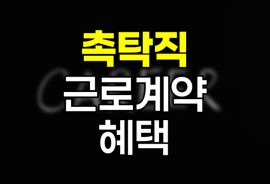 촉탁직의 모든 것, 근로계약부터 실업급여까지