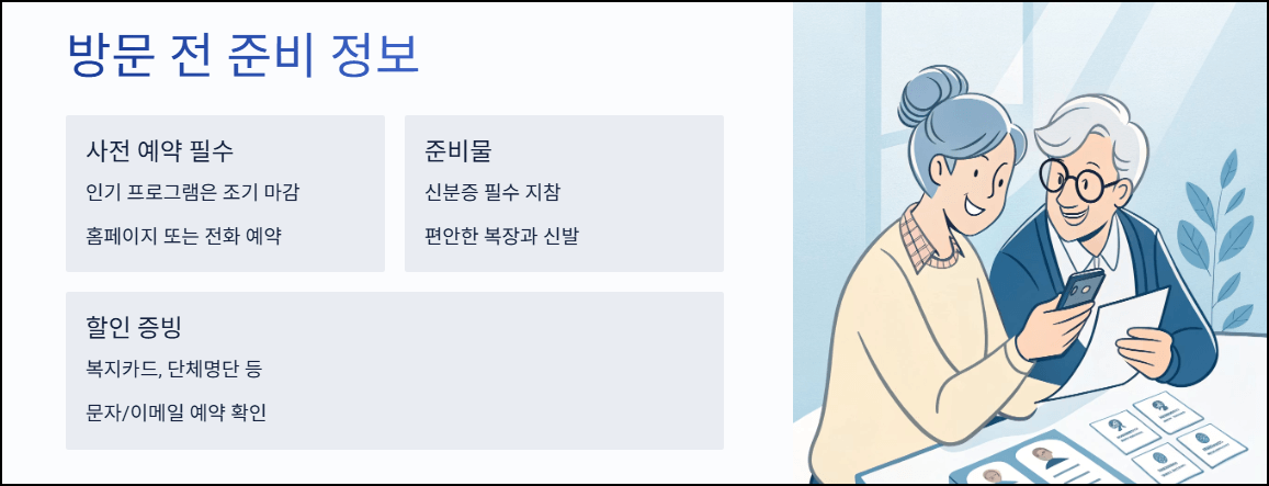 방문 전 준비 정보