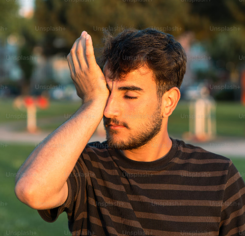 눈 침침한 남자