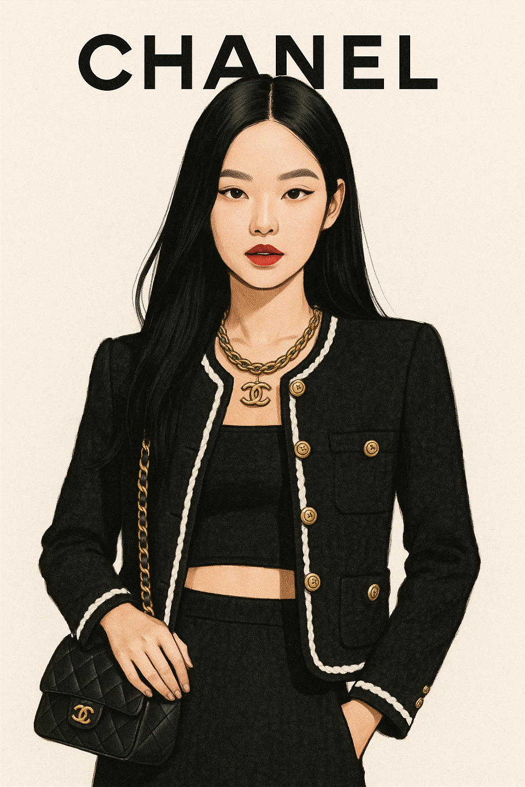 k-pop 스타와 명품 협업 관련 사진