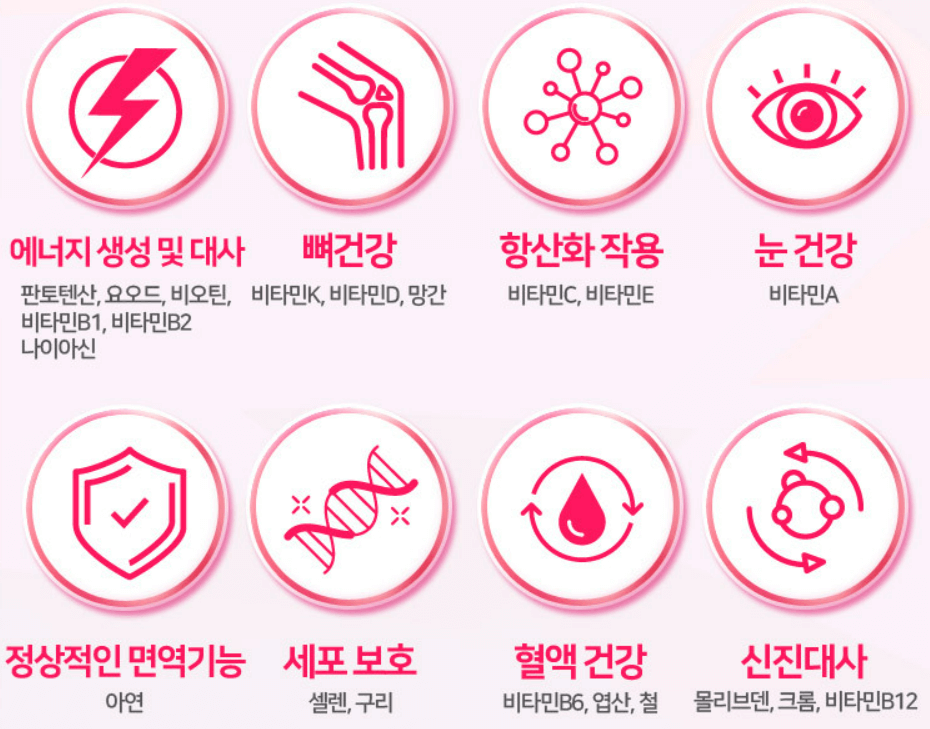 종합(멀티)비타민 추천 순위 TOP 5