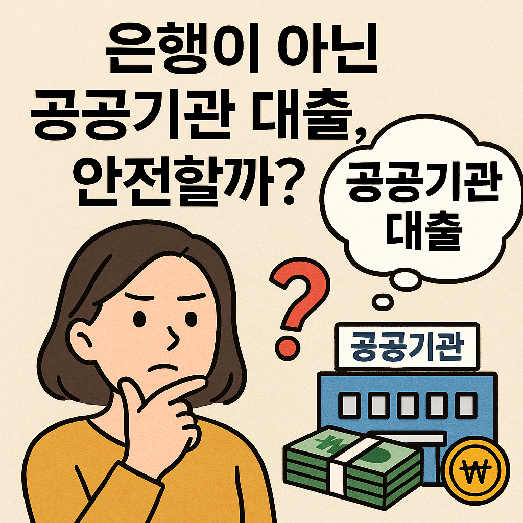 은행이 아닌 공공기관 대출, 안전할까?