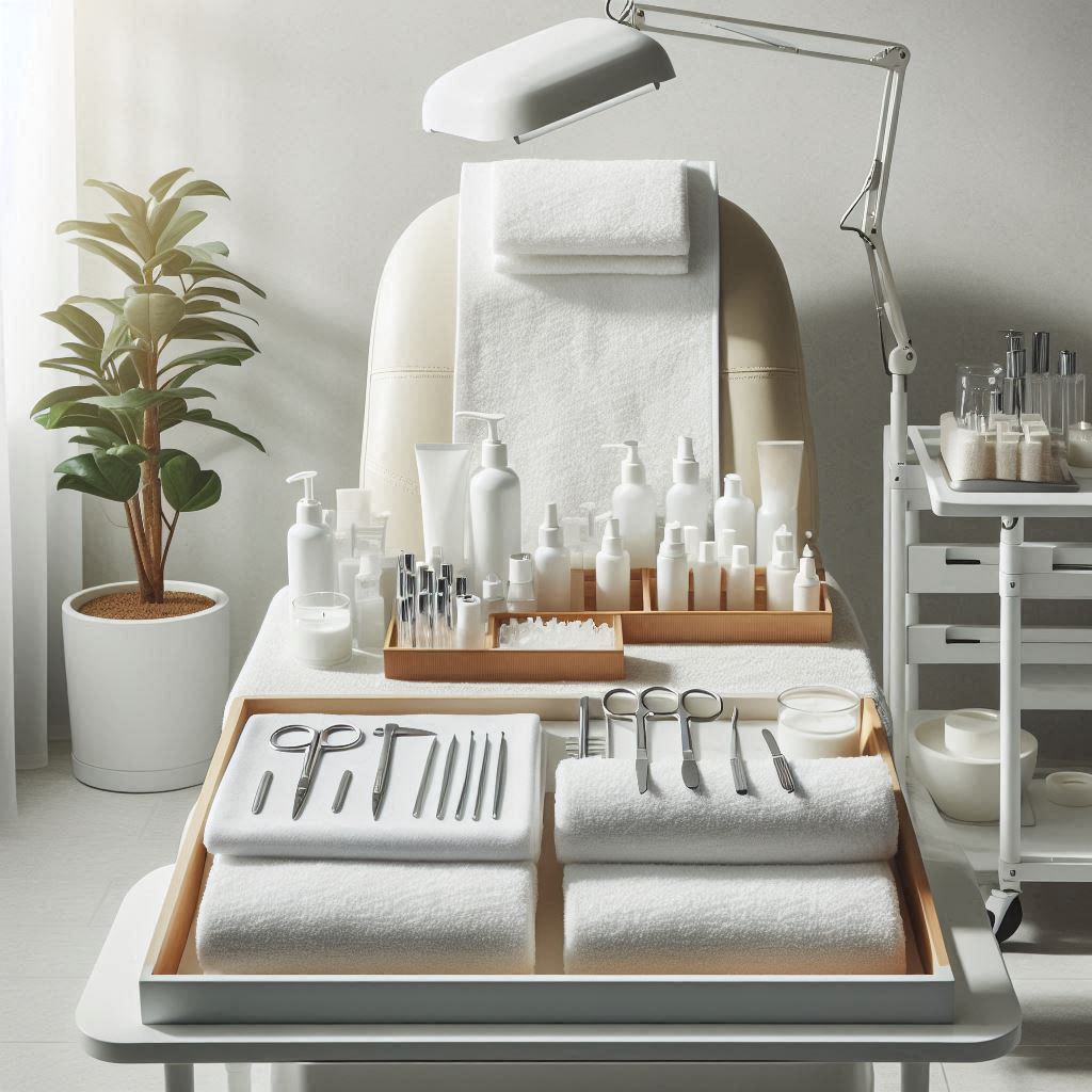 피부,체형관리 샵 배경