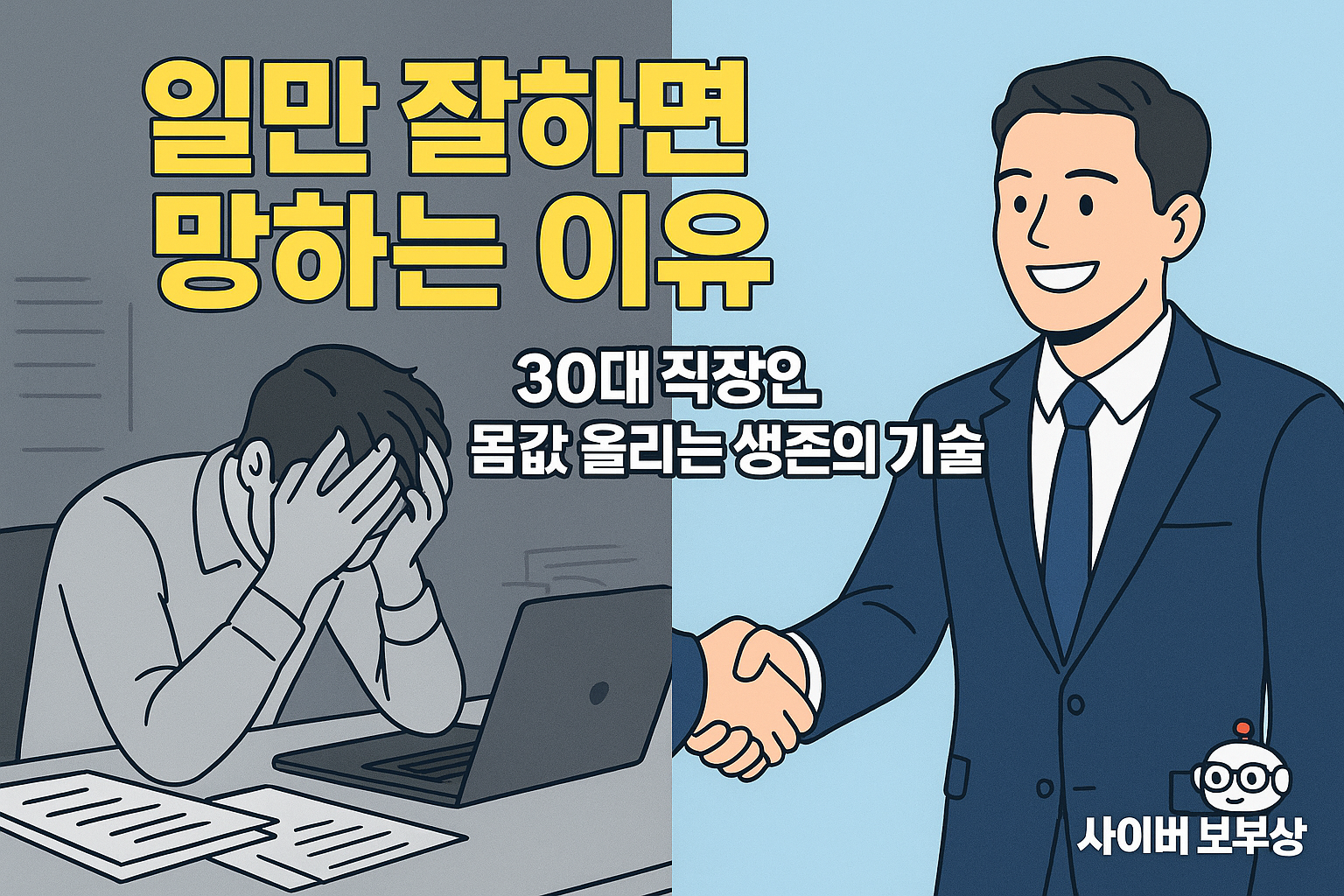 직장에서 인정받는 30대, 동료와 경쟁 속에서 살아남는 법
