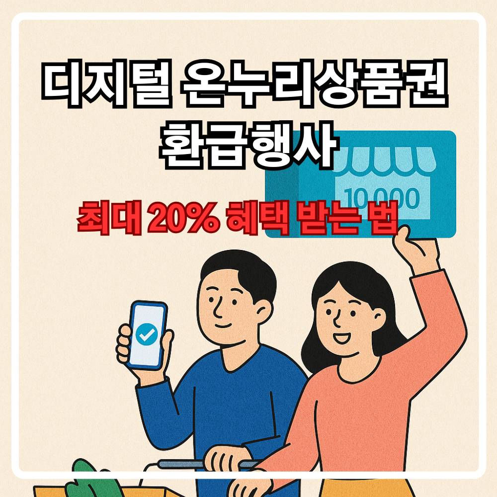 디지털 온누리상품권 환급행사