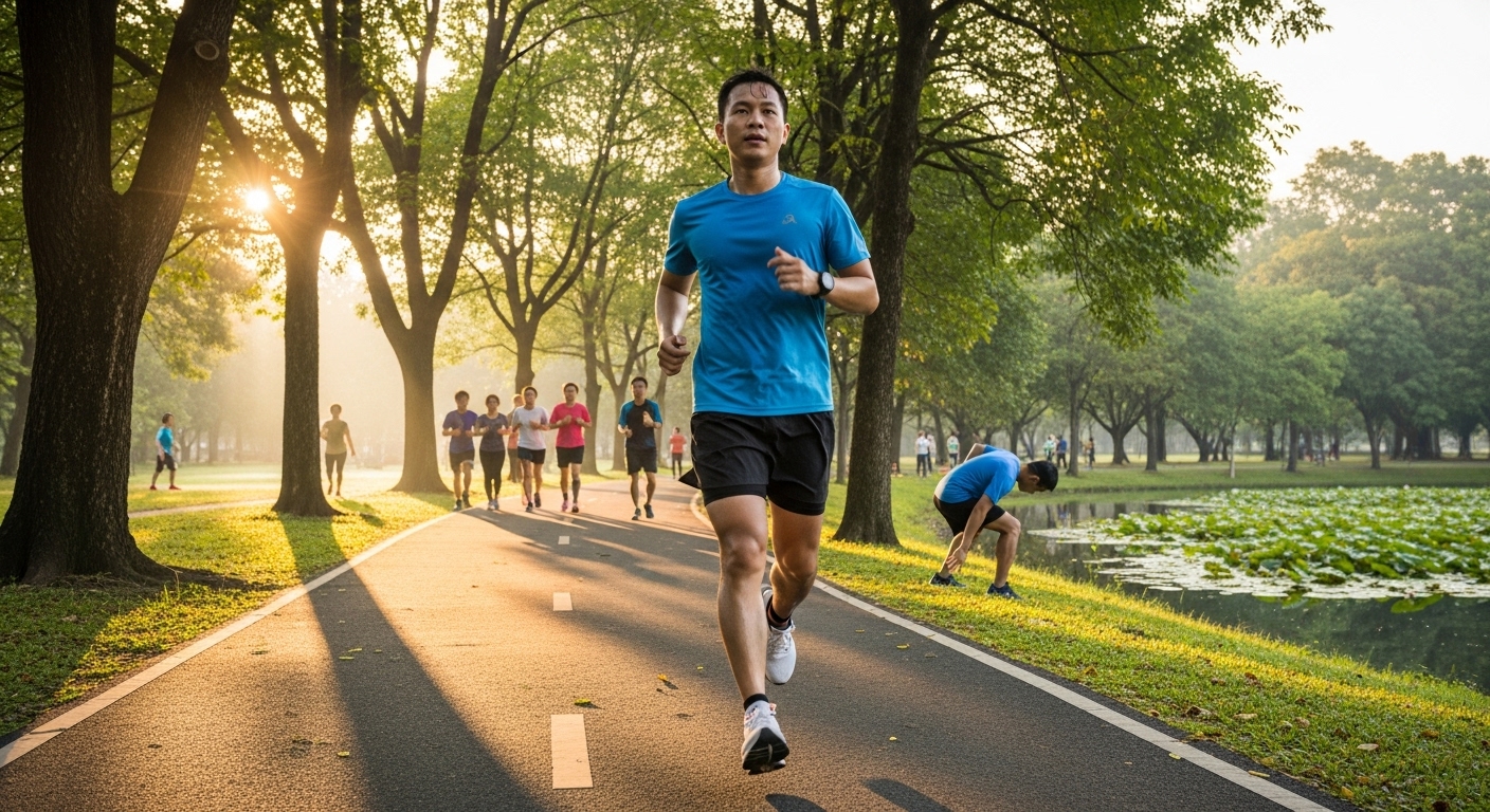 규칙적인 유산소 운동 습관