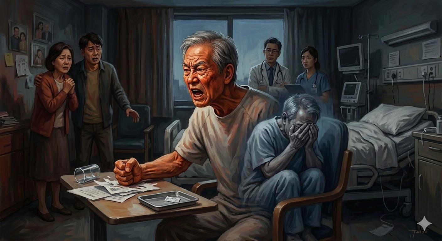 한 노인의 거친 분노 뒤에 숨겨진 마음