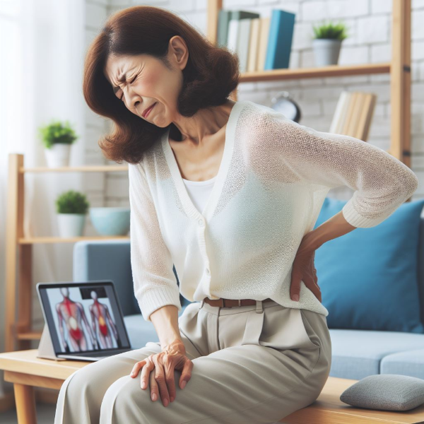 등허리가 아픈 이유 등허리 통증 원인