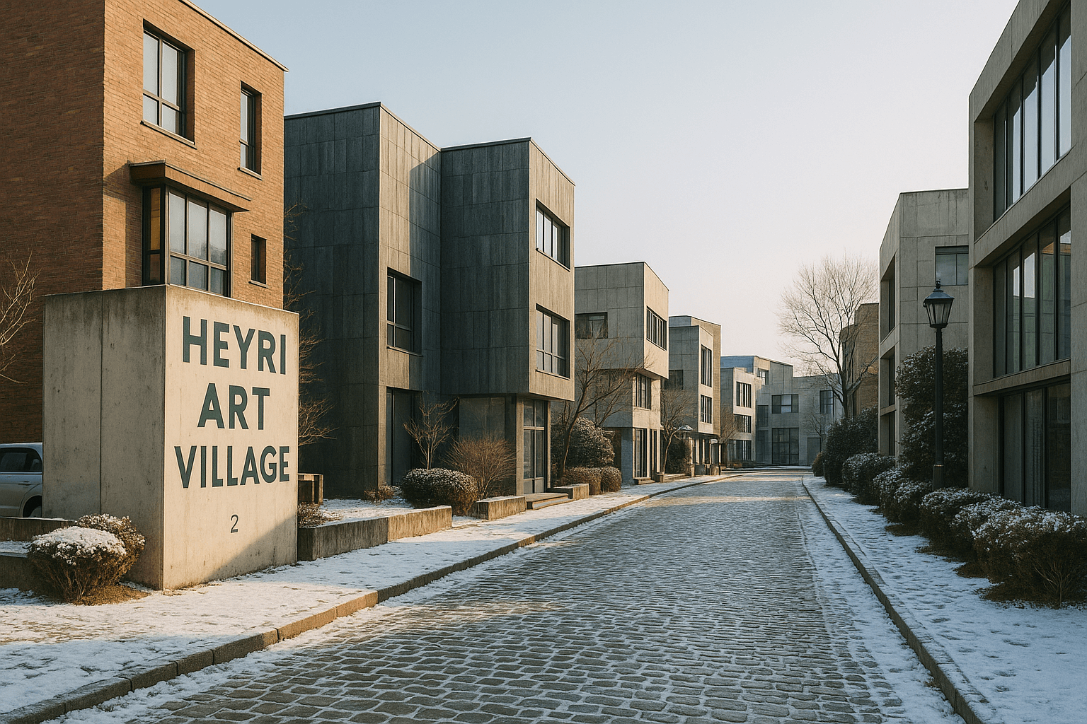 12월 겨울 파주 헤이리 예술마을에서 만나는 감성 가득한 예술 산책과 공간의 계절적 깊이