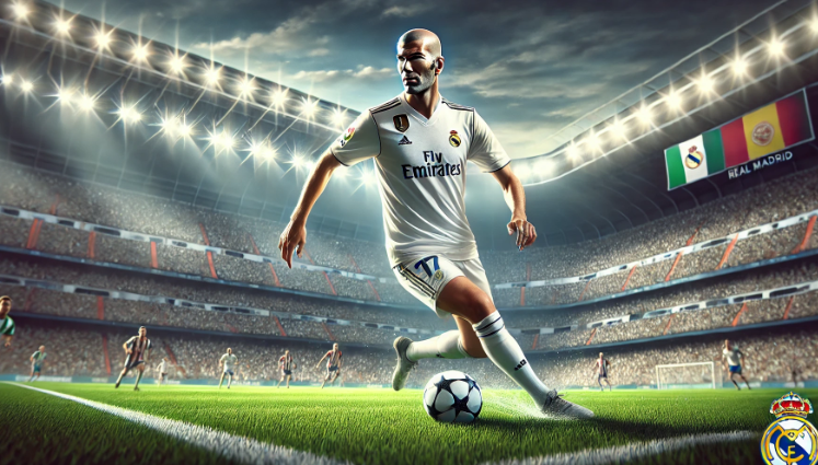 지네딘 지단 선수시절 축구하는 모습