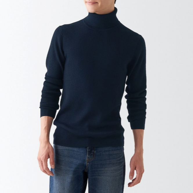 무인양품 터틀넥