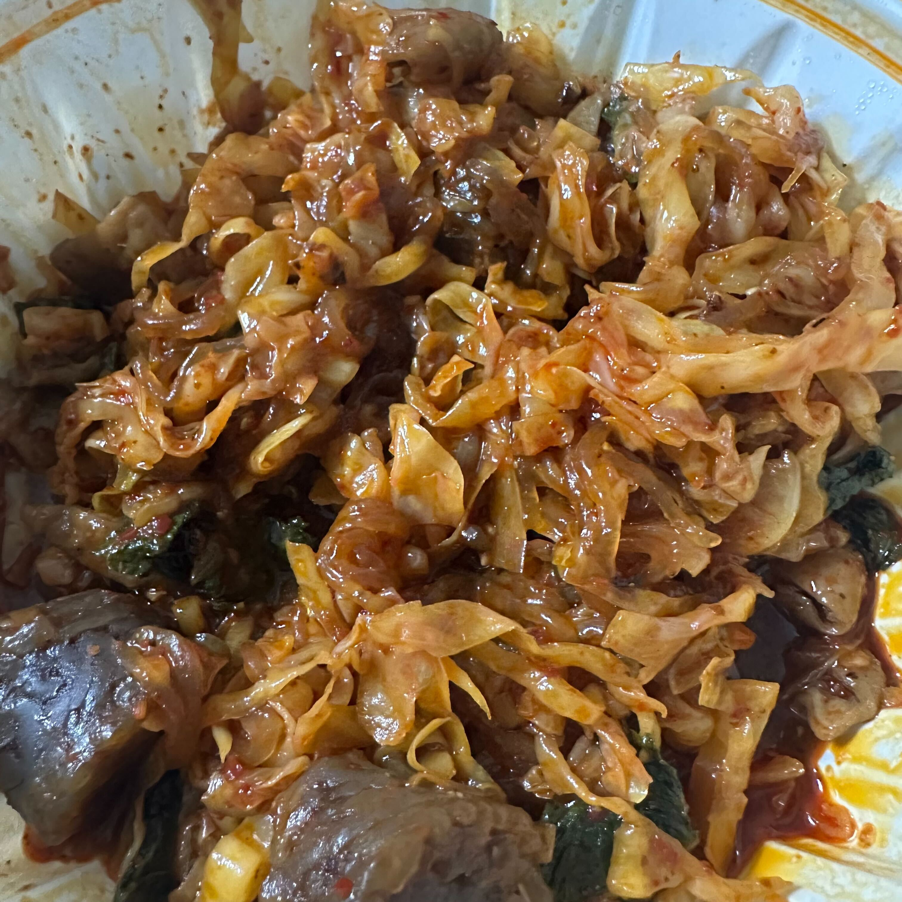 순대곱창 먹으면서