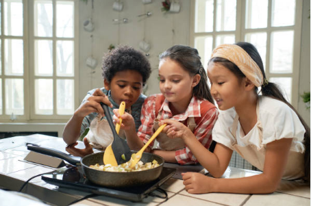 Cooking with kids