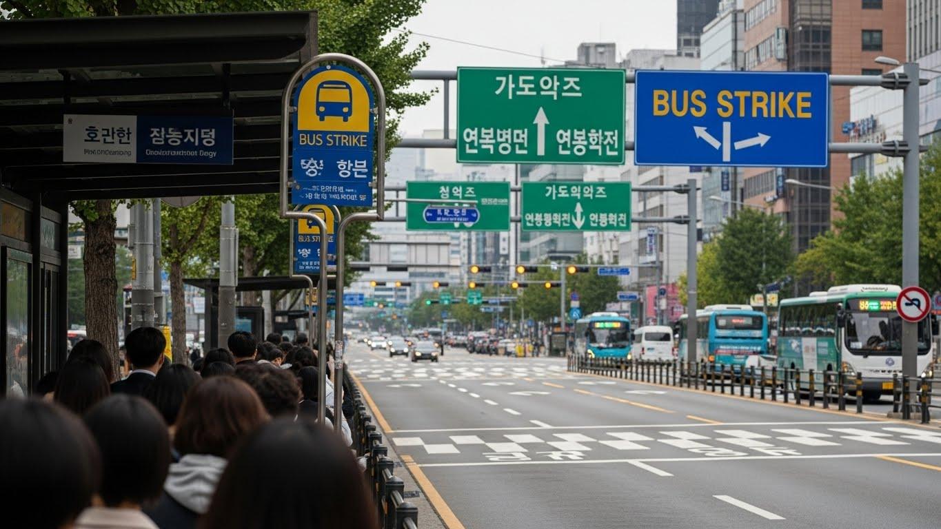 버스 파업 동대문구