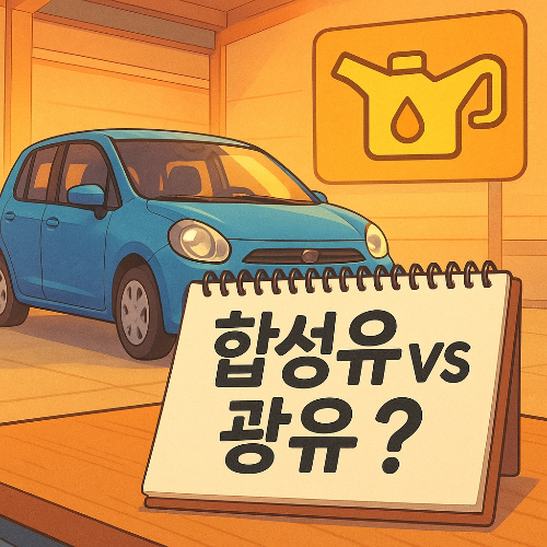 엔진오일 합성유 vs 광유