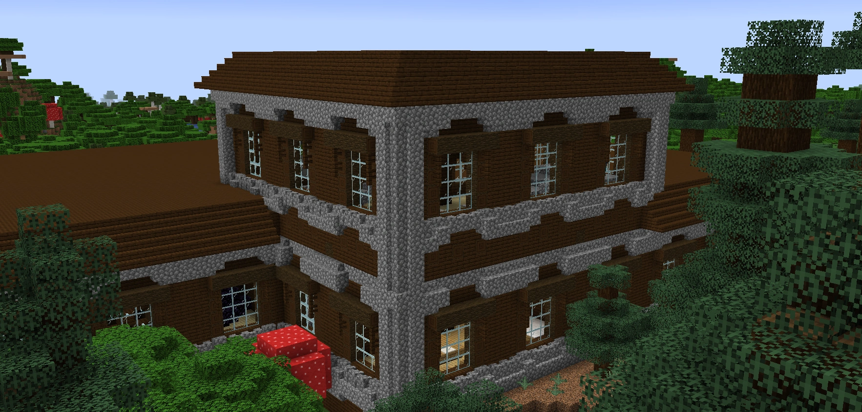 마인크래프트 우드랜드 맨션 가는법(+ 삼림 대저택)