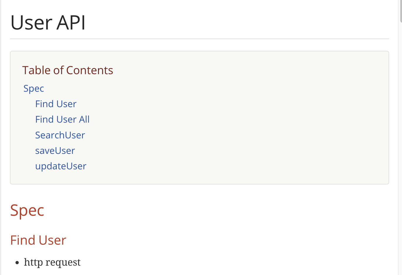 자동으로 작성된 목차