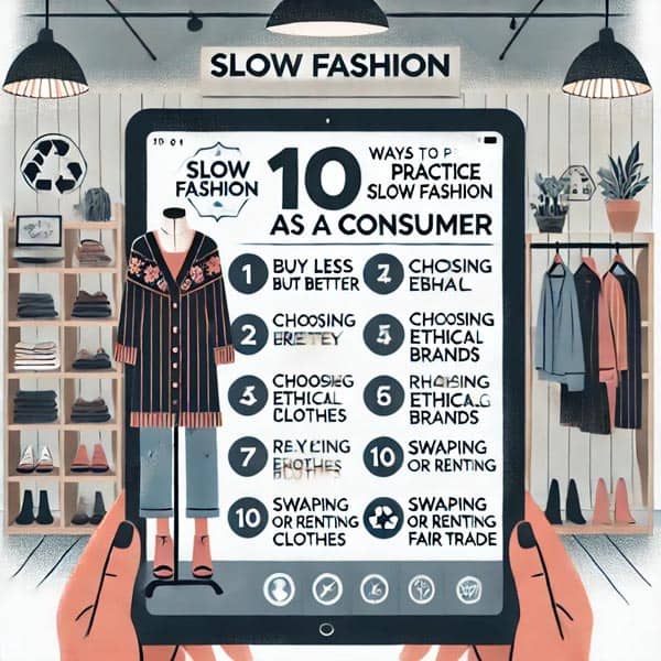 소비자로서 슬로우 패션을 실천하는 10가지 방법