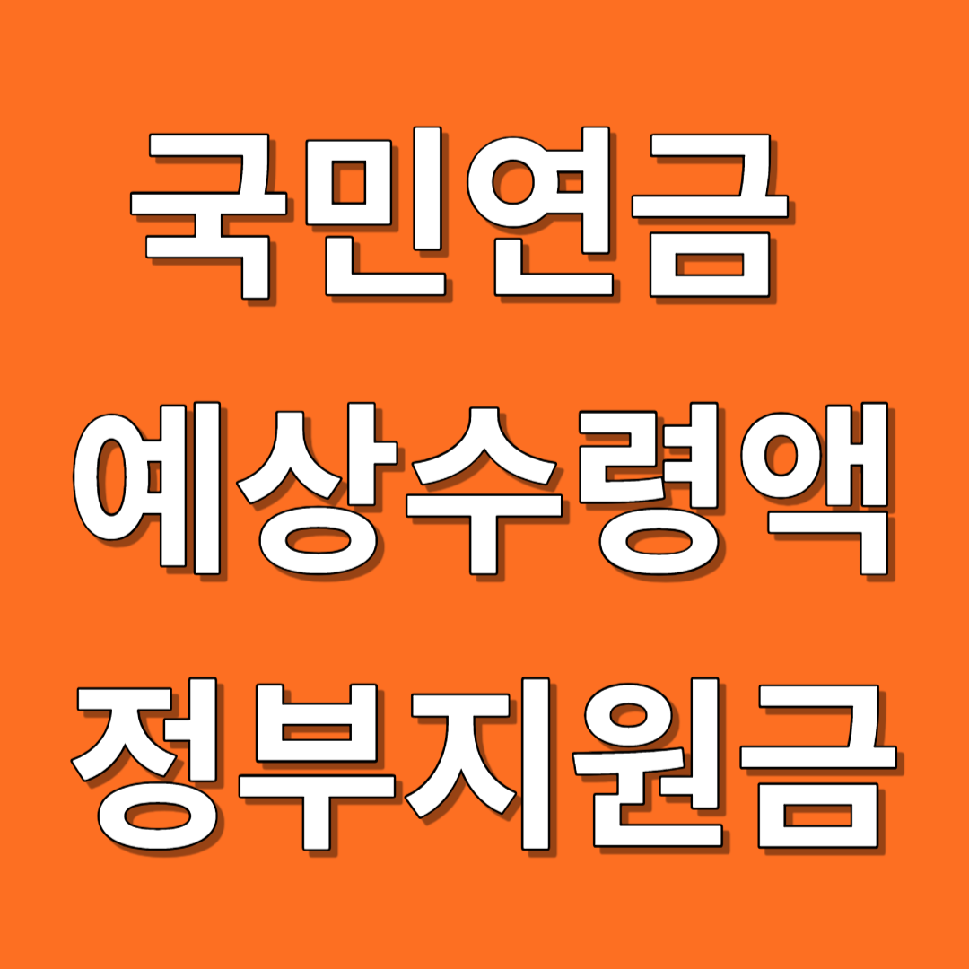 국민연금 예상수령액 정부지원금