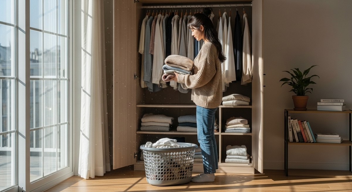옷장 냄새&middot;곰팡이 예방하는 계절별 정리 루틴