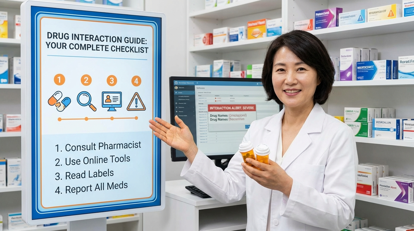 약 상호작용 체크 방법 완벽 가이드