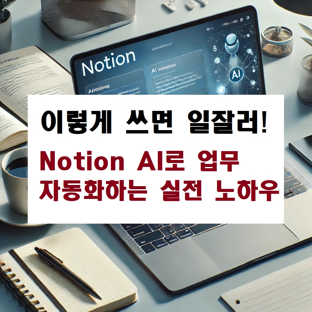 이렇게 쓰면 일잘러! Notion AI로 업무 자동화하는 실전 노하우
