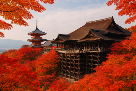 일본 단풍 관련 사진