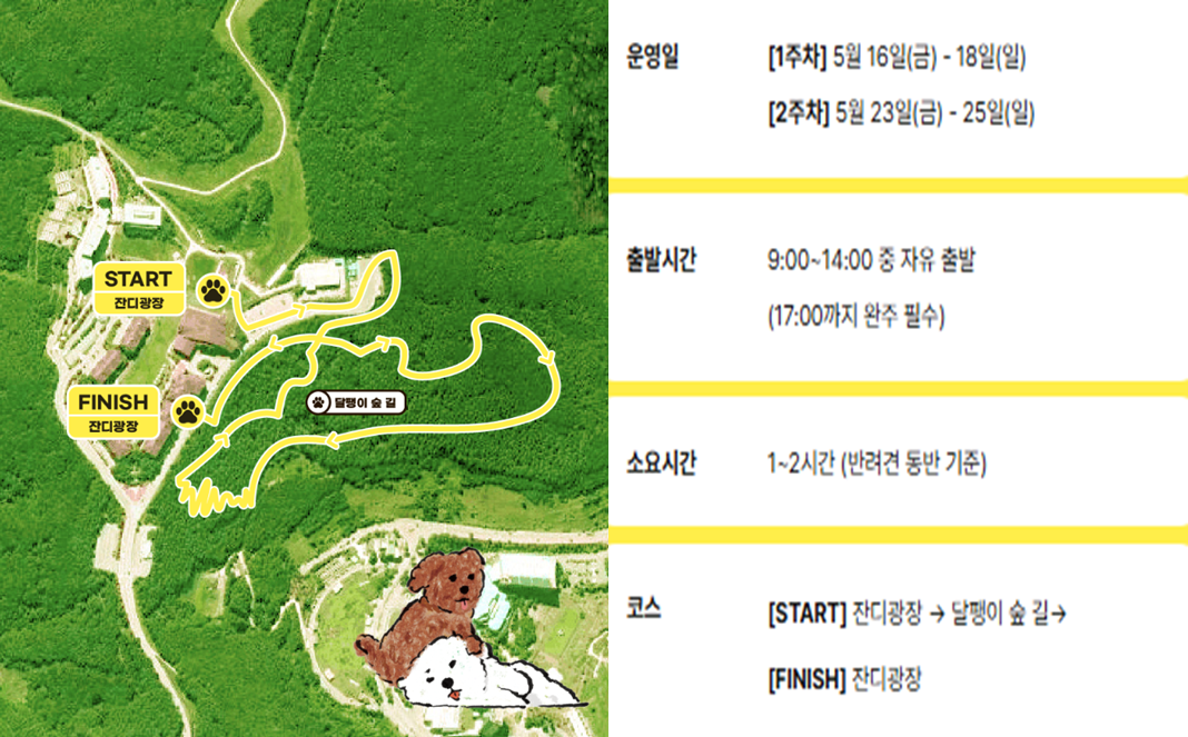 댕댕트레킹 코스 달팽이