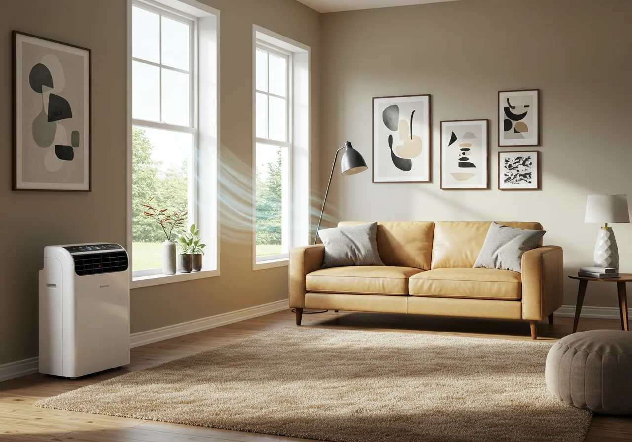 이동식 에어컨 소음