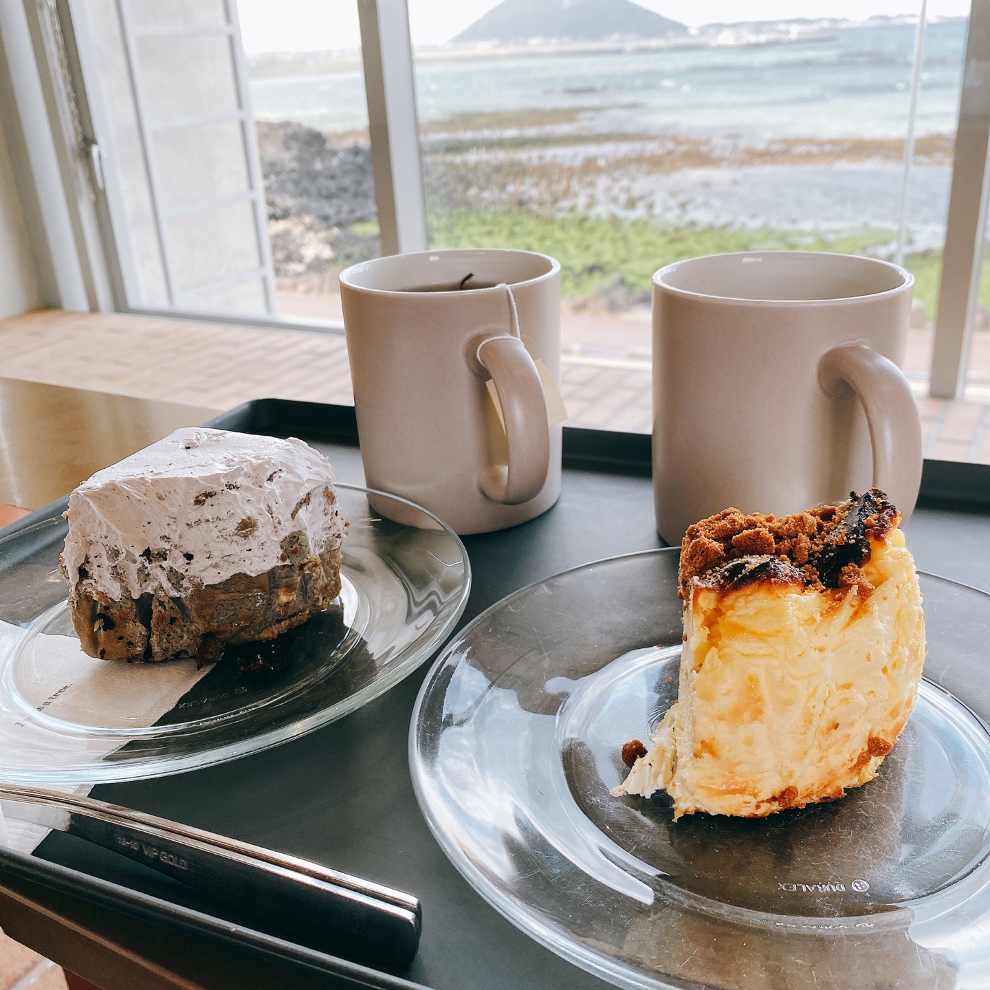 제주 성산 오조포구 오션뷰 오른 카페