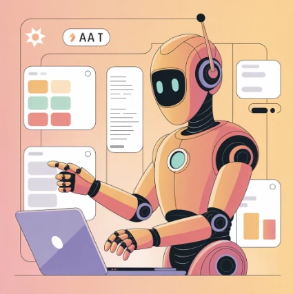 Gemini Agent 예시 로봇 이미지