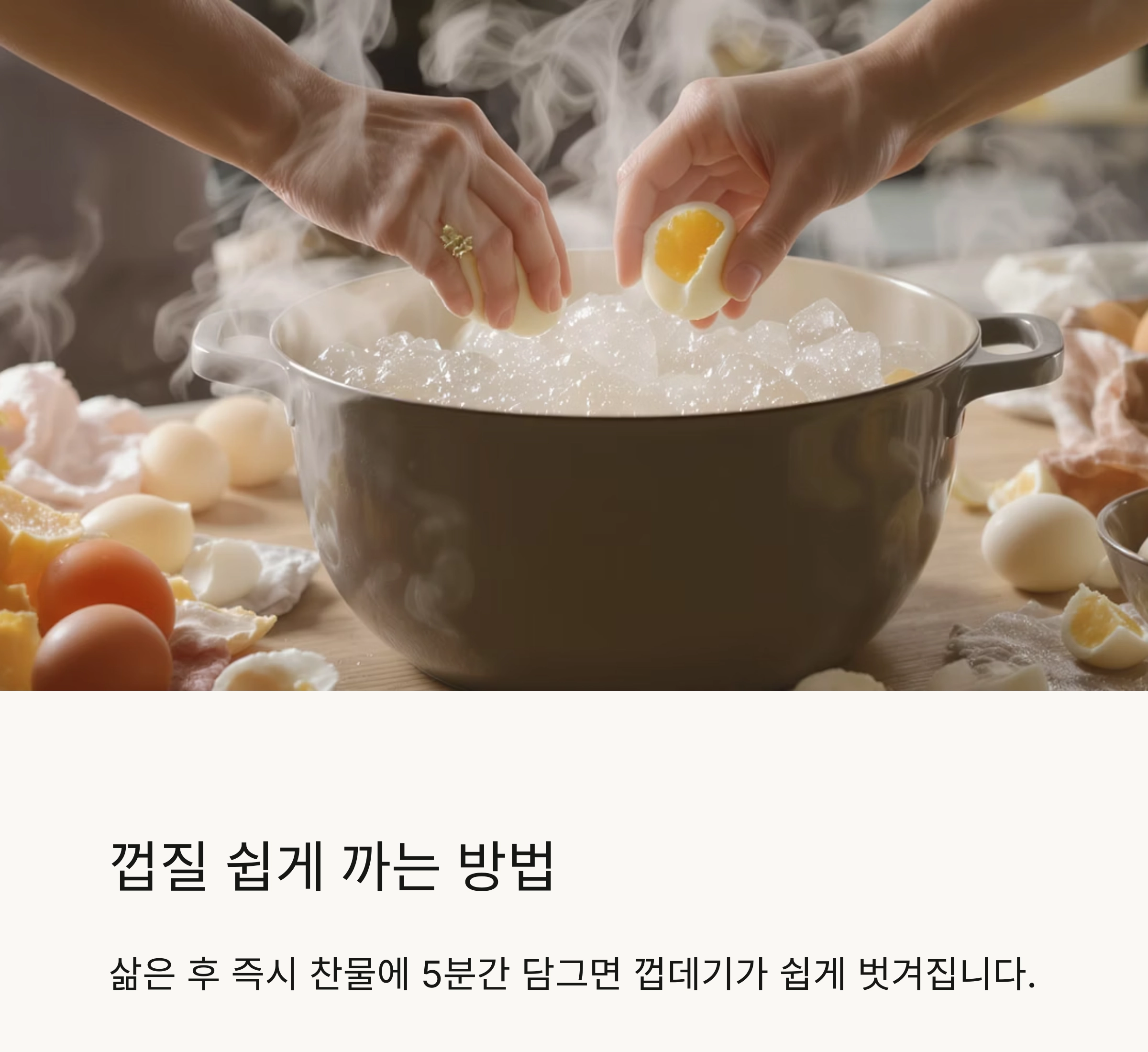 반숙부터 완숙까지! 달걀 삶는 시간별 노하우 총정리