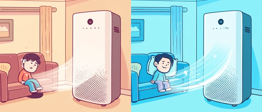 답답한 실내 공기 해결법 H13 등급..