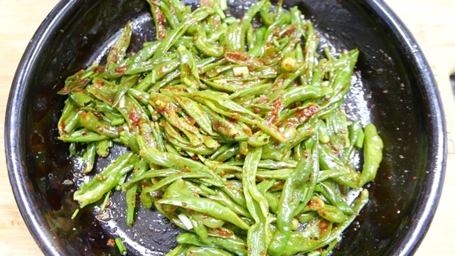 완성된꽈리고추모습